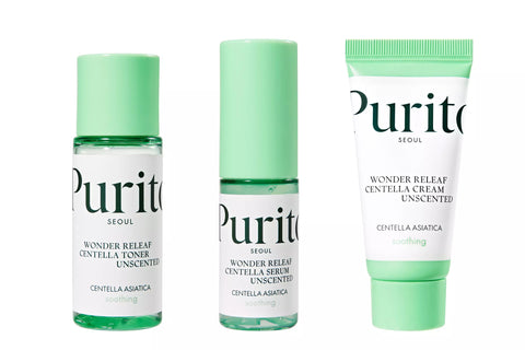 Purito | Wonder Releaf Centella Mini Kit Unscented - Girl's Cave Purito | Wonder Releaf Centella Mini Kit Unscented - Girl's Cave