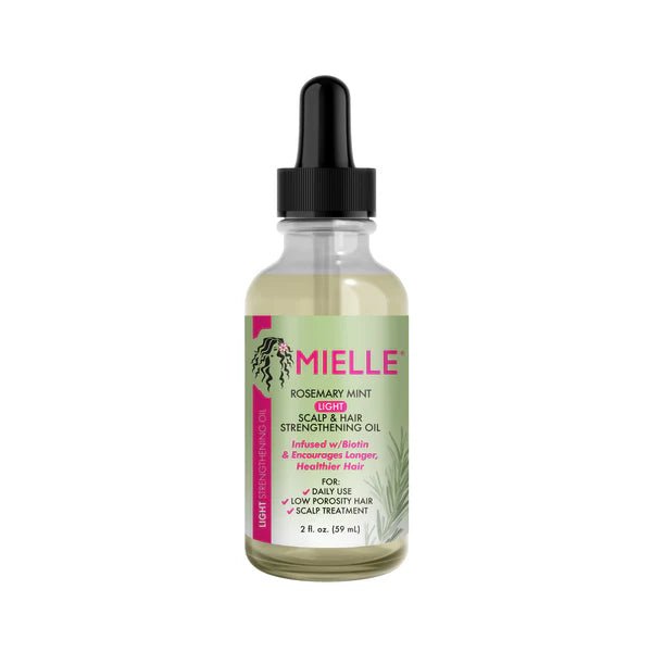 Rosemary Mint Scalp & Hair Strengthening Oil - Girl's Cave Rosemary Mint Scalp & Hair Strengthening Oil - Girl's Cave