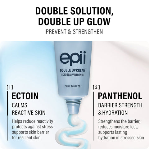 epii Double Up Cream Ectoin - 2-chamber formula