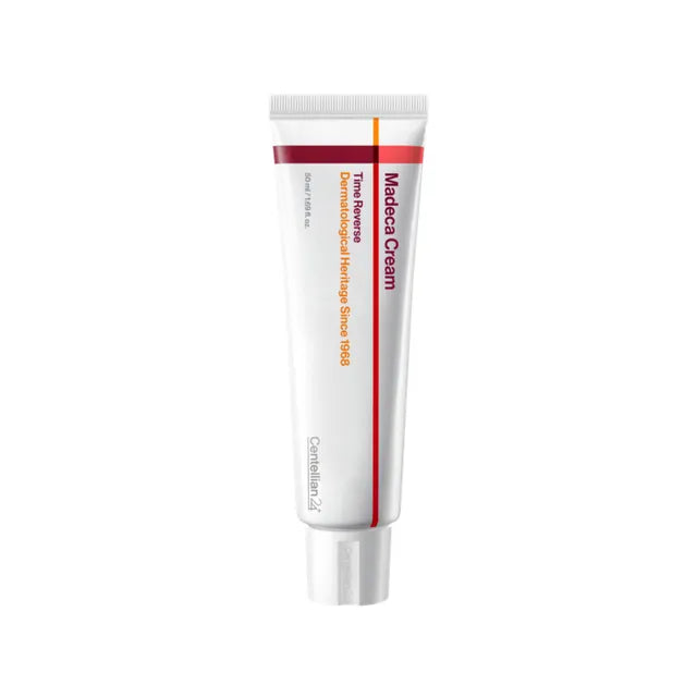 Centellian24 Madeca Cream Time Reverse 50ml tube on white background