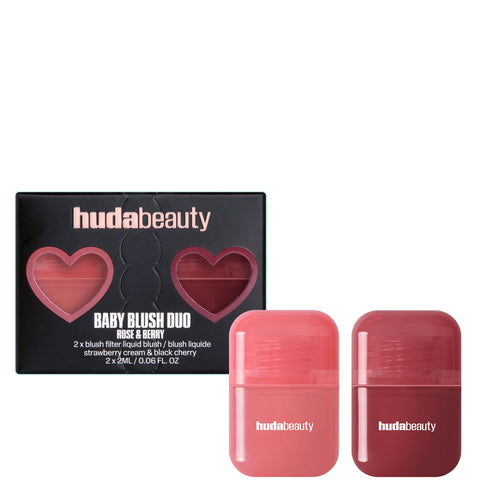 Huda Beauty Baby Blush Duo - Rose & Berry