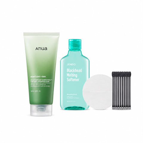 Pore Purifying Bundle – ANUA Cleansing Foam + JUMISO Blackhead Softener