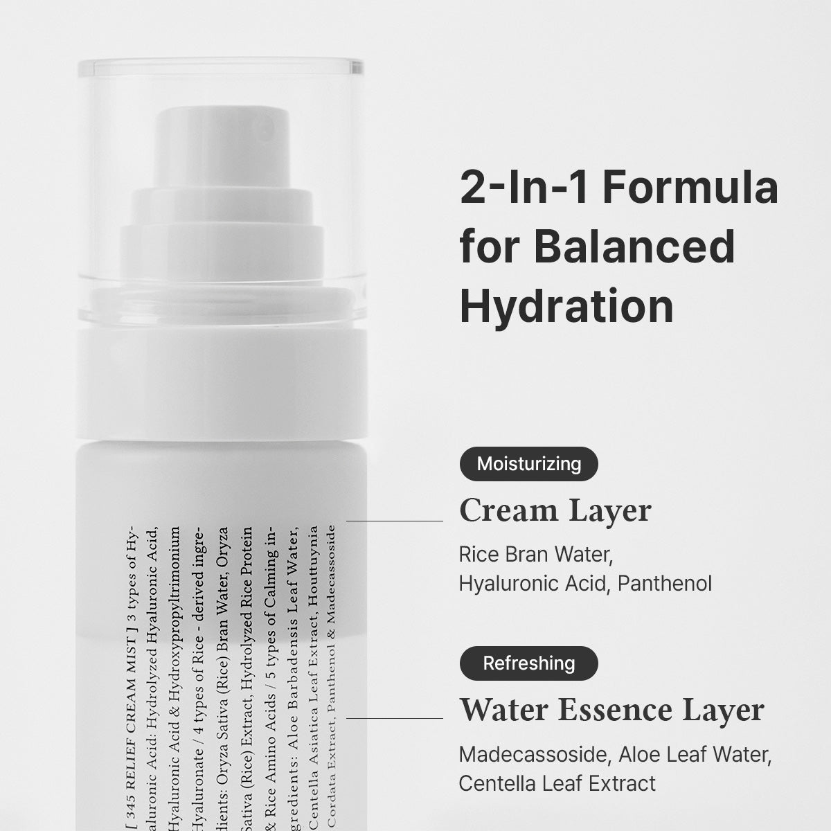 Dr.Althea 345 Relief Cream Mist - texture