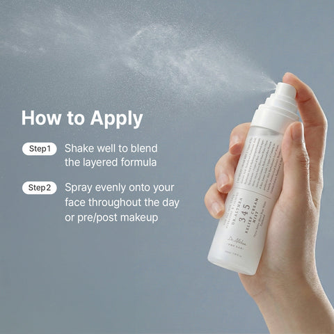 Dr.Althea 345 Relief Cream Mist - how to use