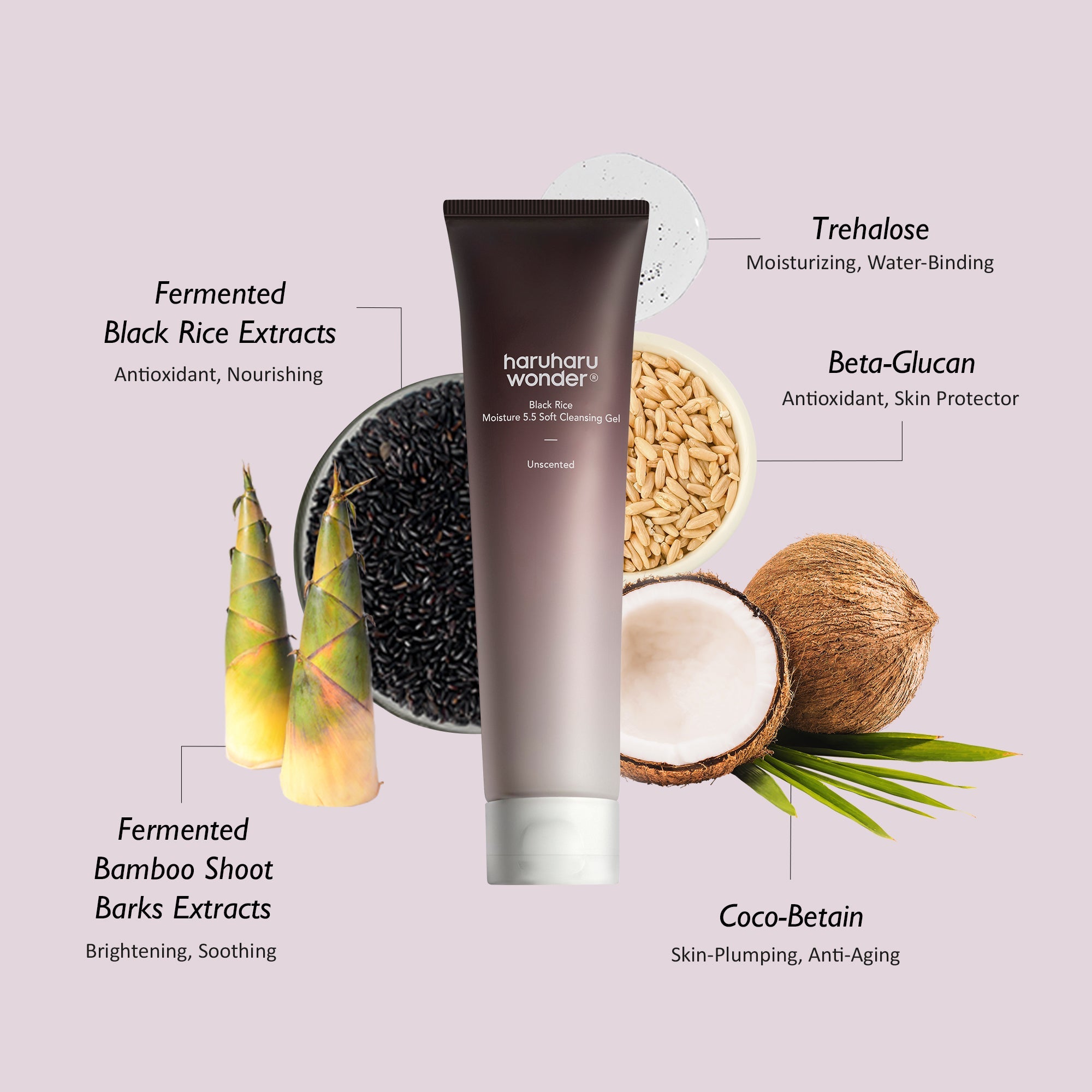 haruharu wonder Cleansing Gel - ingredients