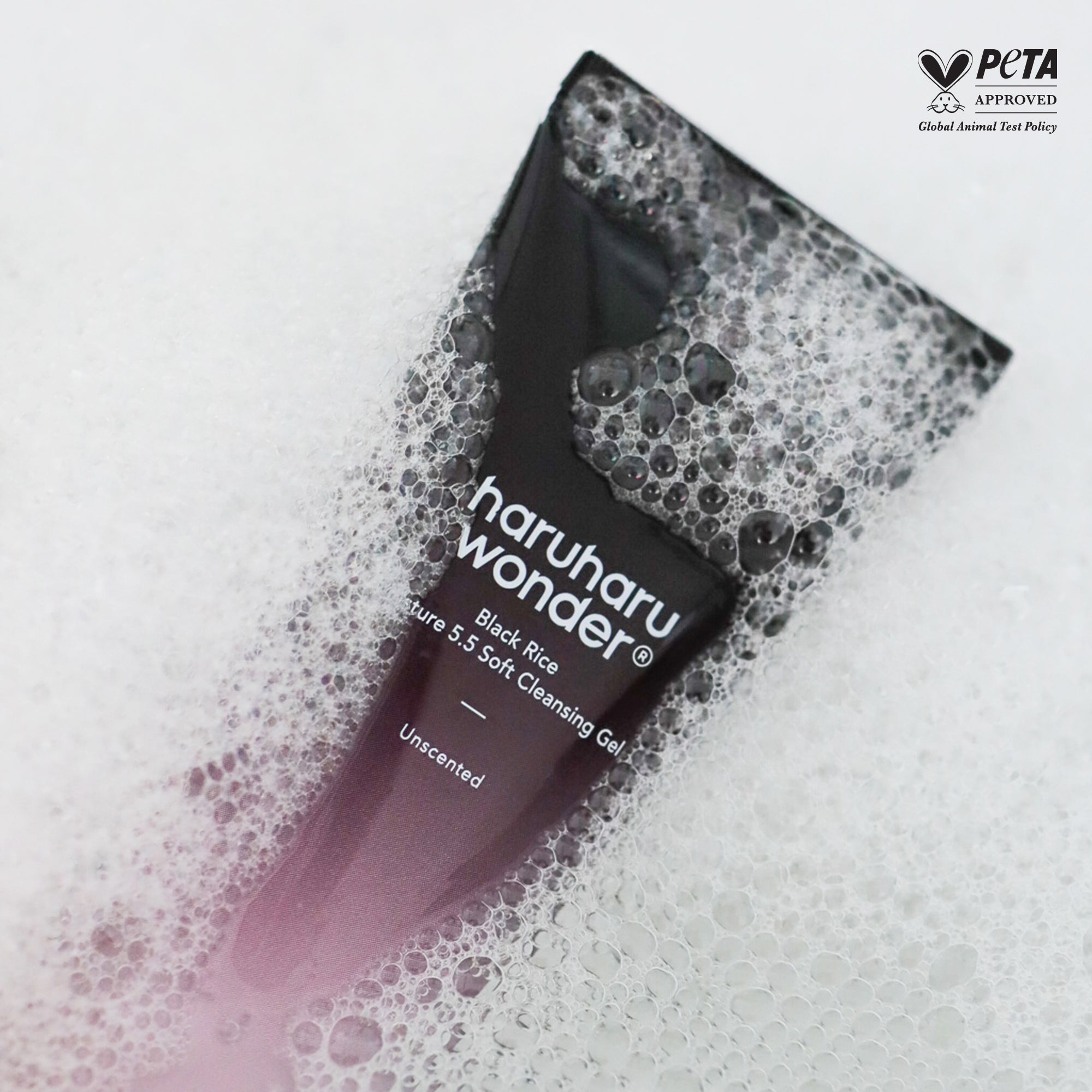 haruharu wonder Cleansing Gel - application