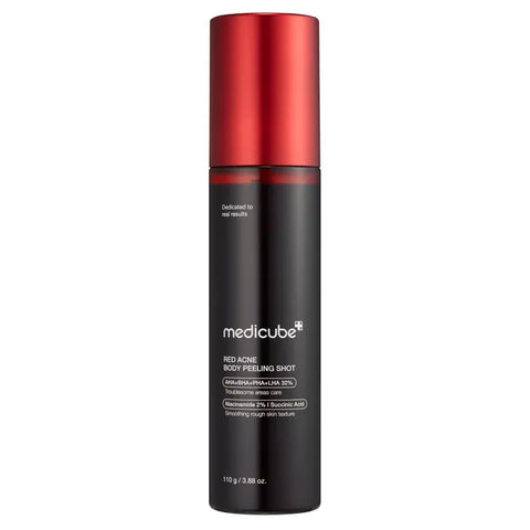 Medicube Red Acne Body Peeling Shot BHA Body Exfoliator for Clear Skin