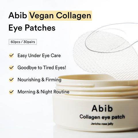 Abib Jericho Rose eye patch vegan collagen gel
