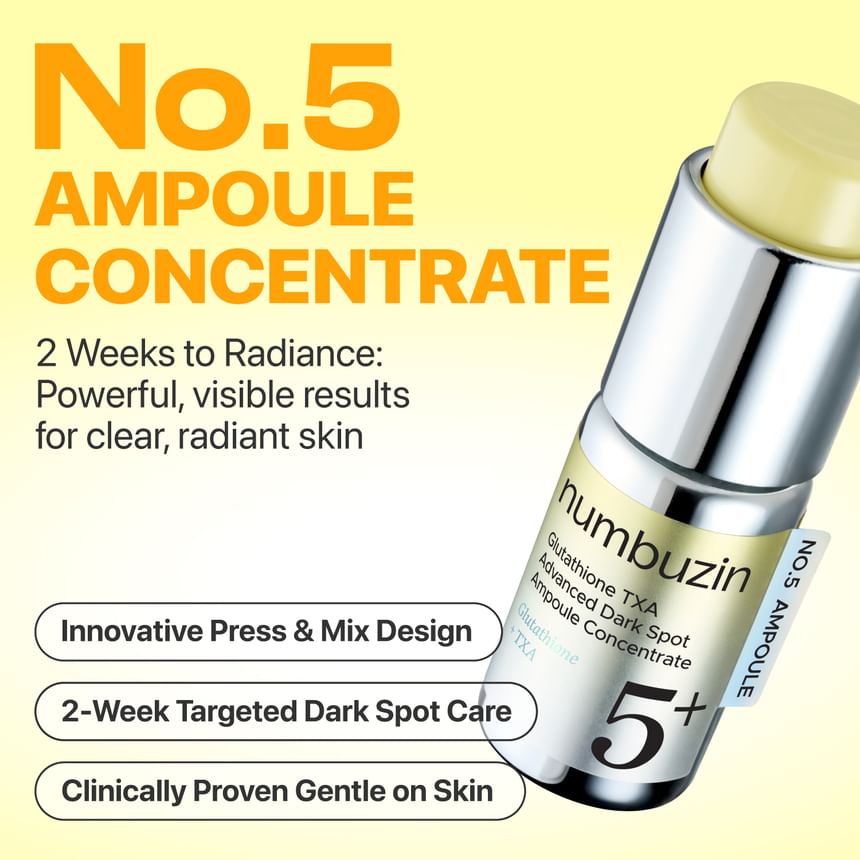 numbuzin No.5 Glutathione TXA Ampoule dark spot care