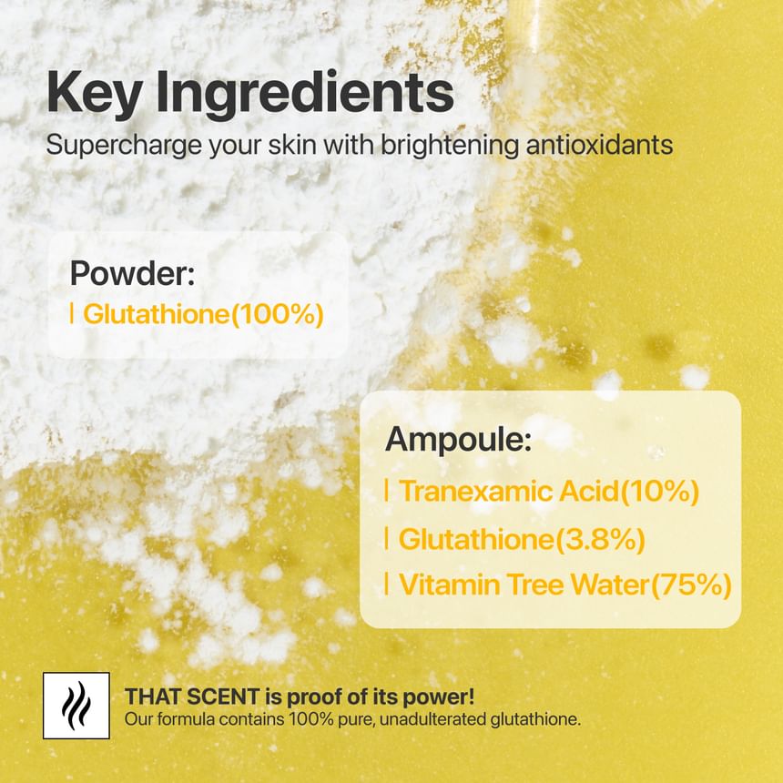 numbuzin No.5 Glutathione TXA Ampoule results