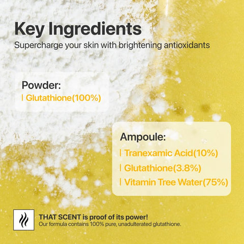 numbuzin No.5 Glutathione TXA Ampoule results