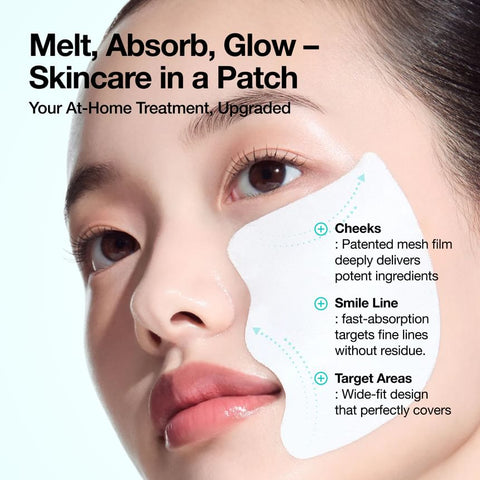 Anua PDRN Collagen Melting Patch texture