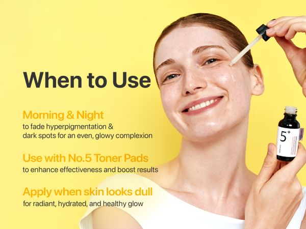 numbuzin No.5+ Glutathione Serum results