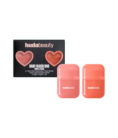 Huda Beauty Baby Blush Duo - Pink & Peach