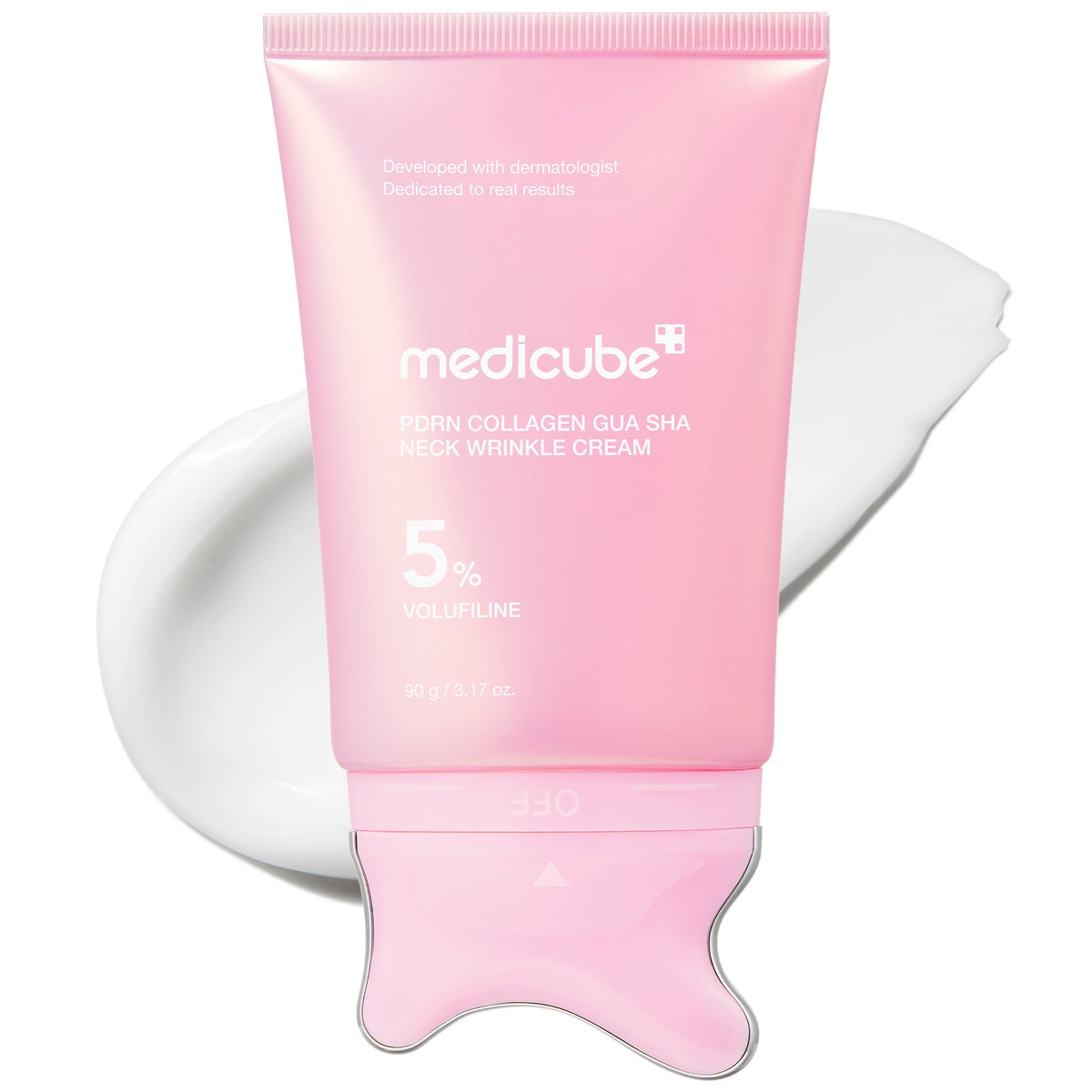 Medicube PDRN Collagen Gua Sha Neck Wrinkle Cream - كريم رقبة ميديكيوب