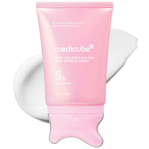 Medicube PDRN Collagen Gua Sha Neck Wrinkle Cream - كريم رقبة ميديكيوب