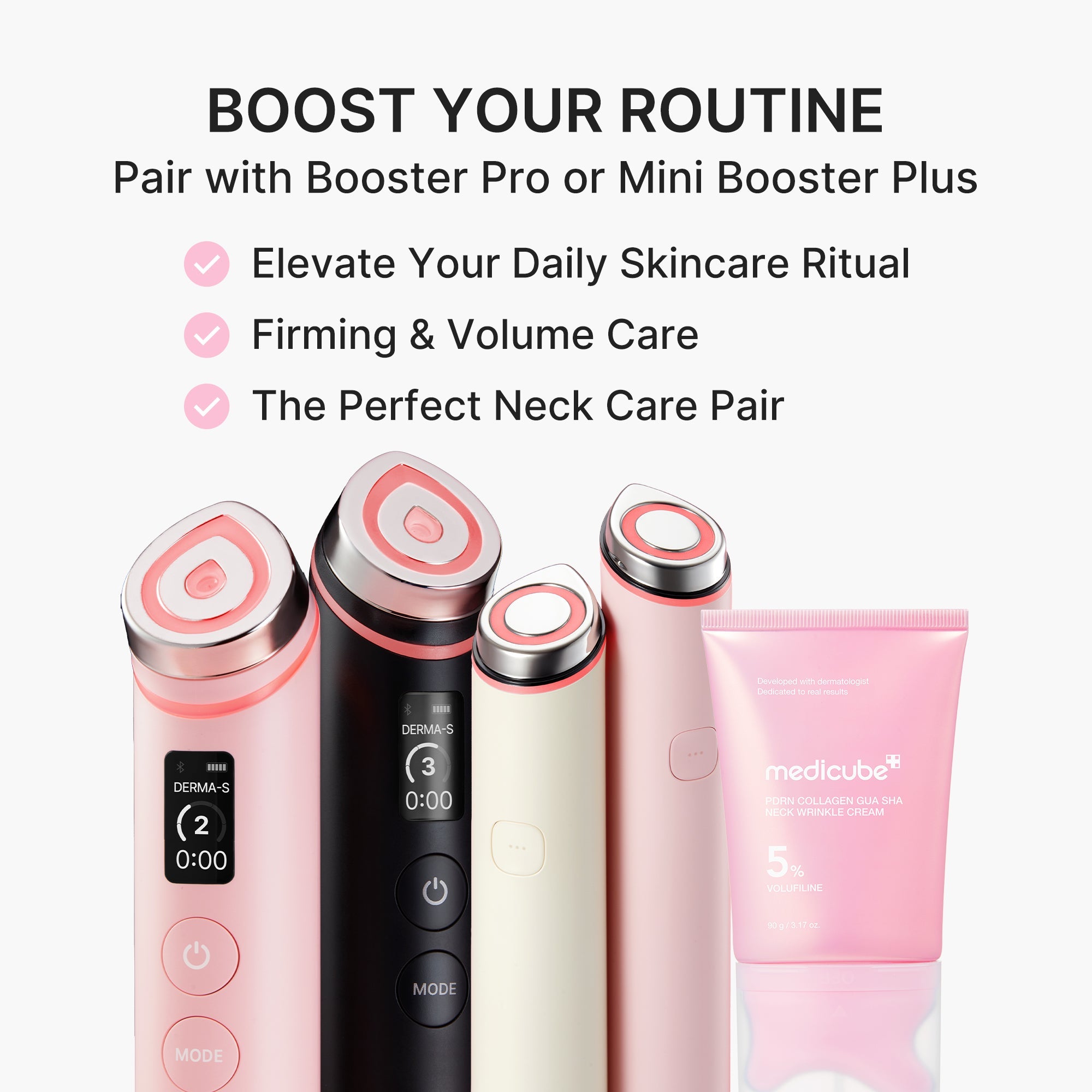 Medicube PDRN Collagen neck cream for neck lines and puffiness