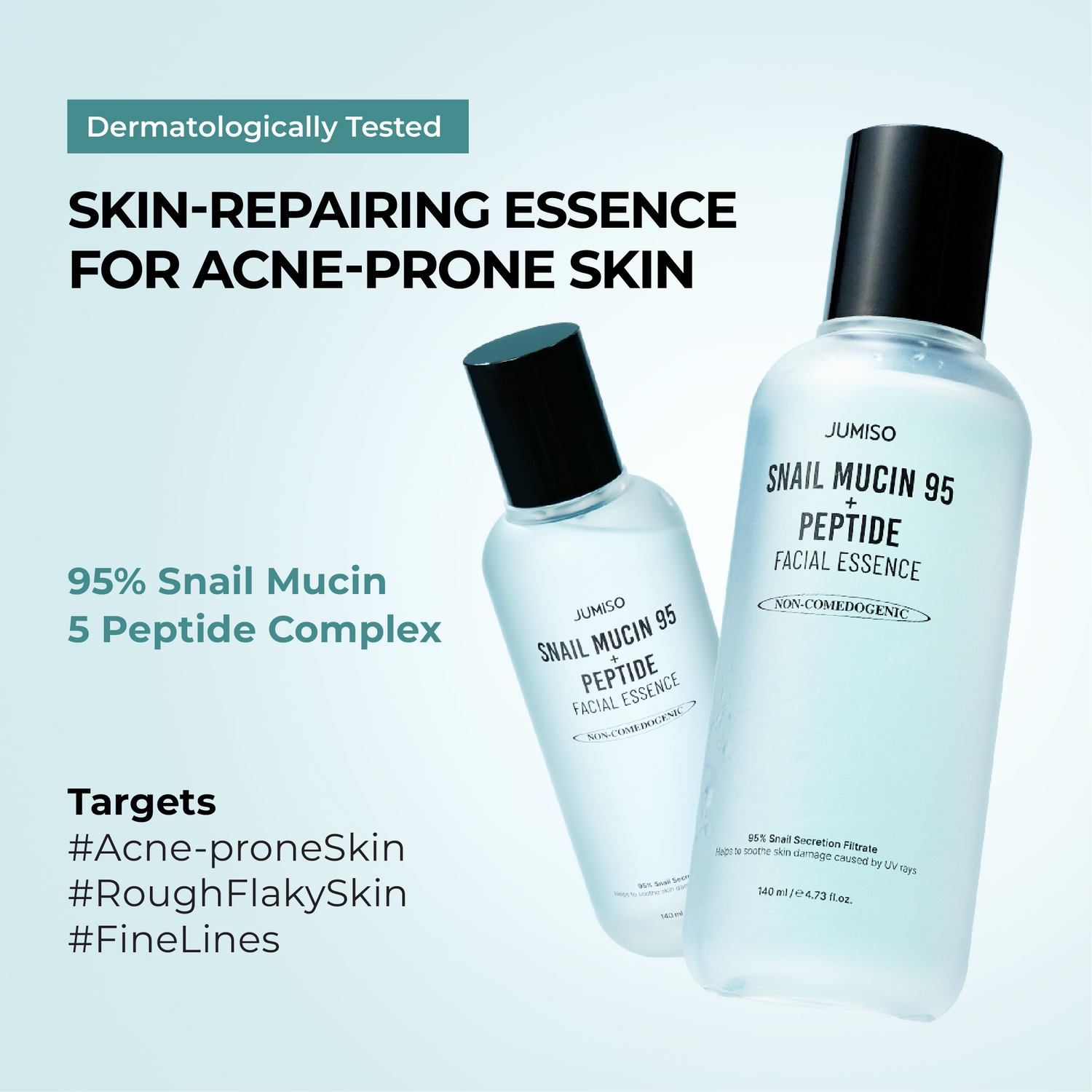 JUMISO Snail Mucin 95 + Peptide Essence 140ml