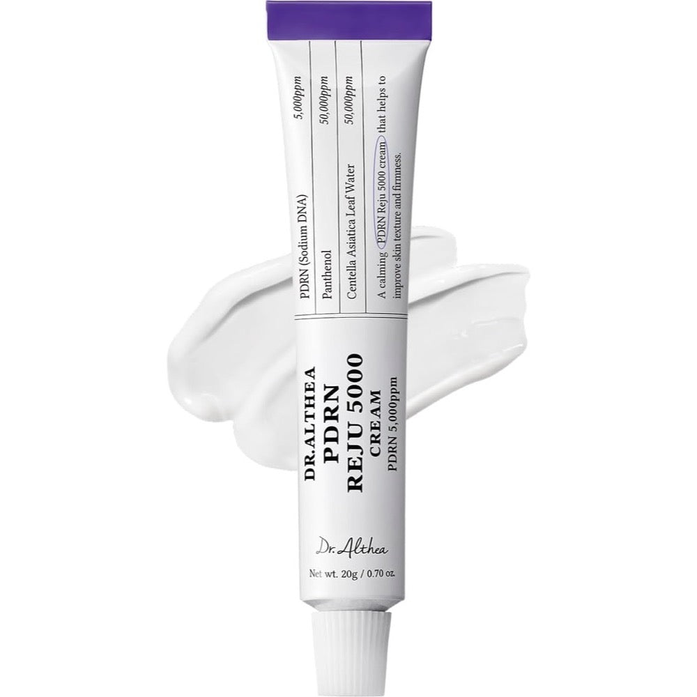 Dr.Althea PDRN Reju 5000 Cream 20ml tube and box on white background
