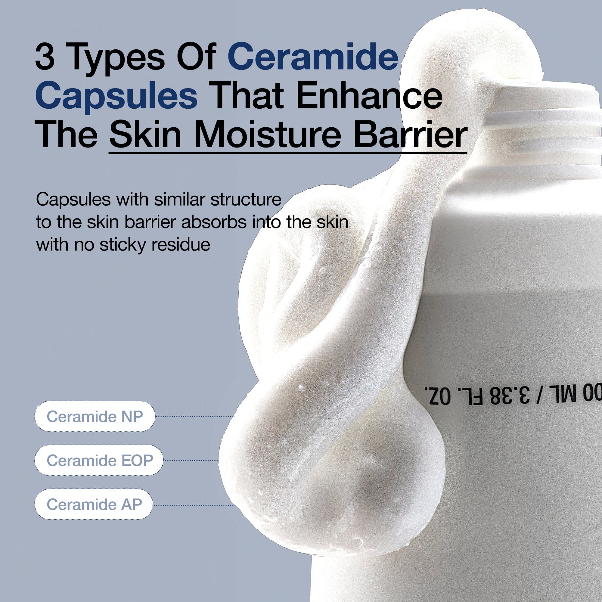 ANUA 3 Ceramide Panthenol Moisture Barrier Cream 100ml