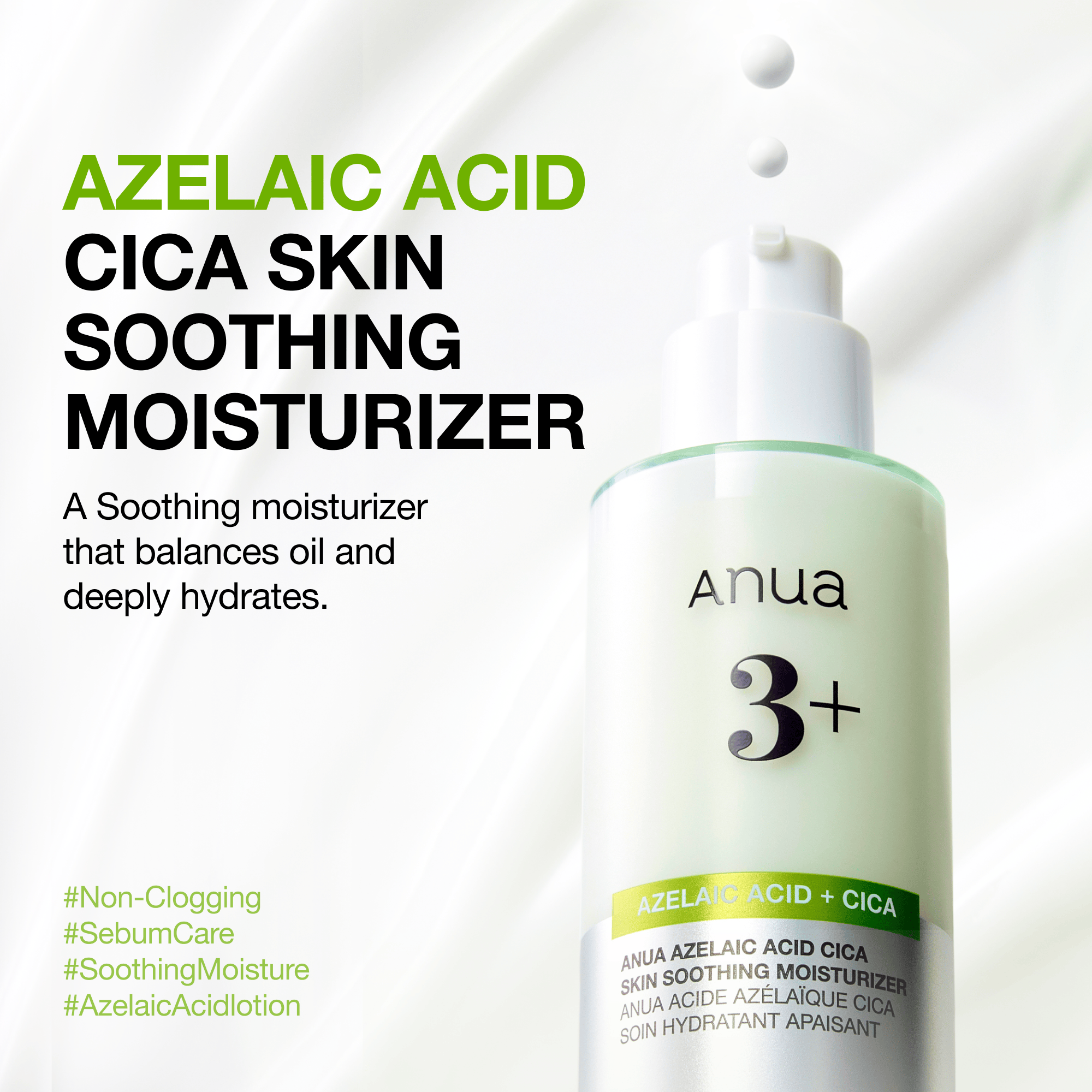 ANUA Azelaic Acid Cica Skin Soothing Moisturizer 100ml