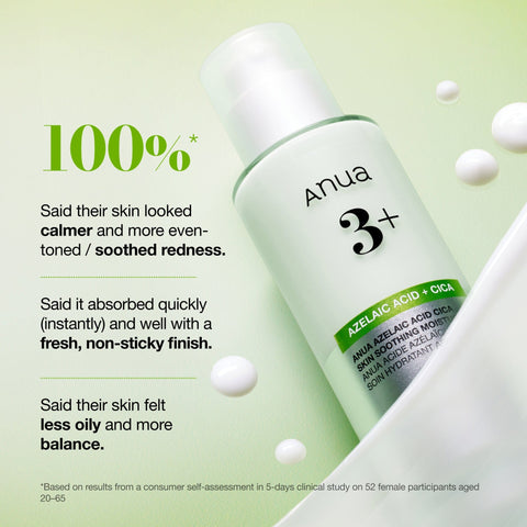 ANUA Azelaic Acid Cica Skin Soothing Moisturizer 100ml