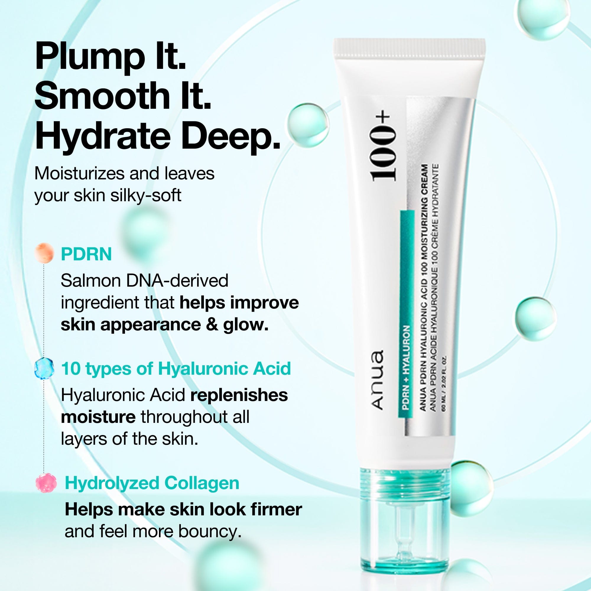 ANUA PDRN Moisturizing Cream - ingredients