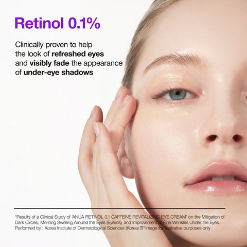 ANUA Retinol 0.1 Caffeine Revitalizing Eye Cream 30g
