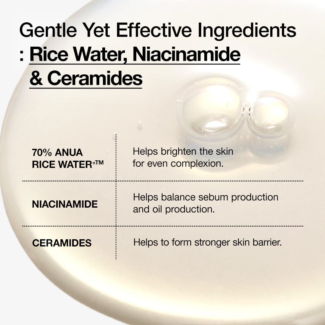 ANUA Rice 70 Glow Milky Toner - packaging