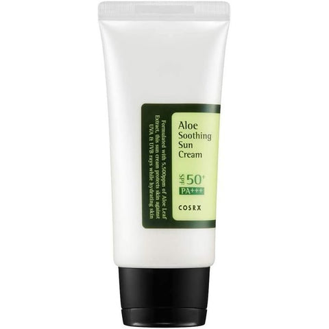 COSRX - Aloe Soothing Sun Cream SPF50+/ PA+++ (50 ml) - Girl's Cave