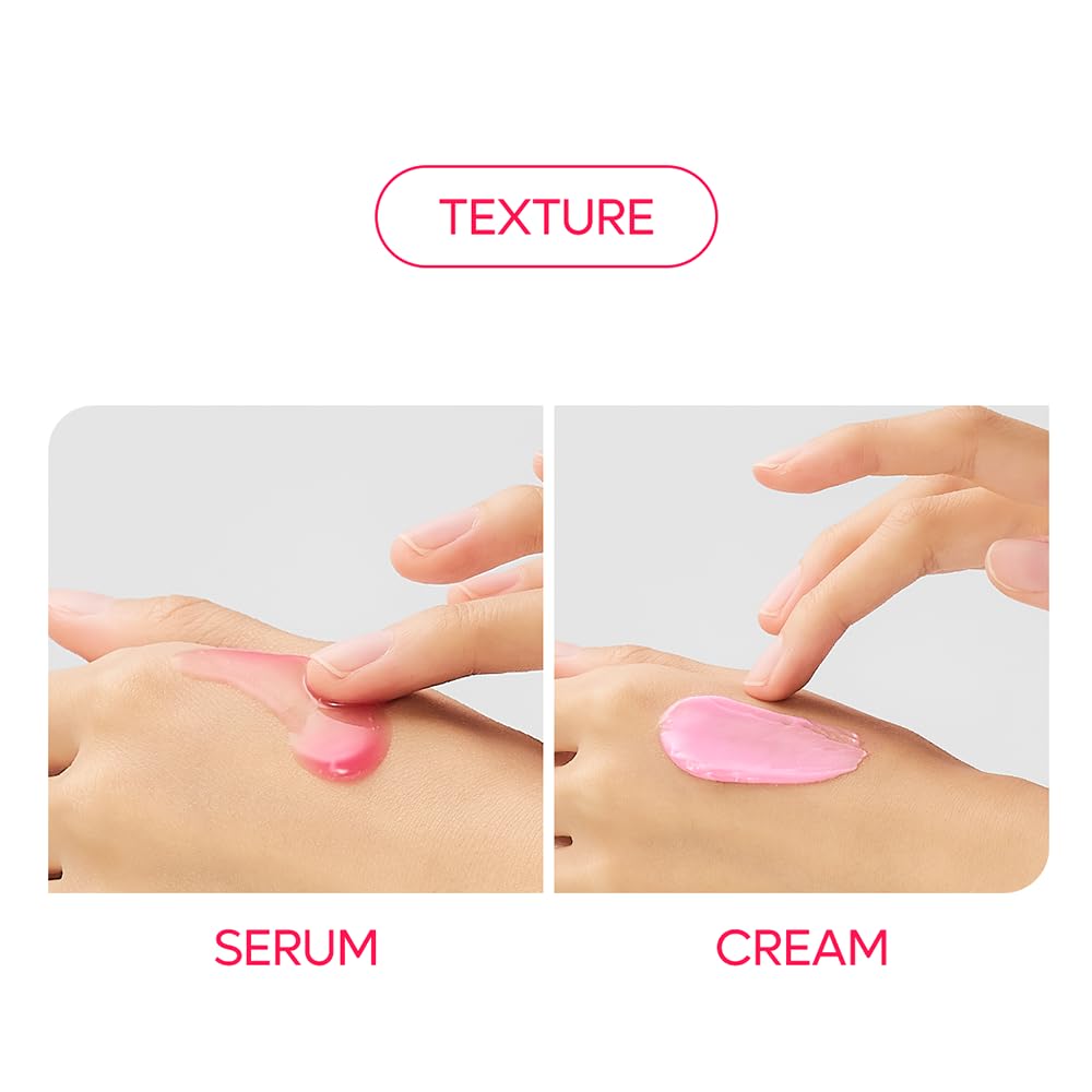Dr.Melaxin Cyano Pink Spicule Cream texture on skin
