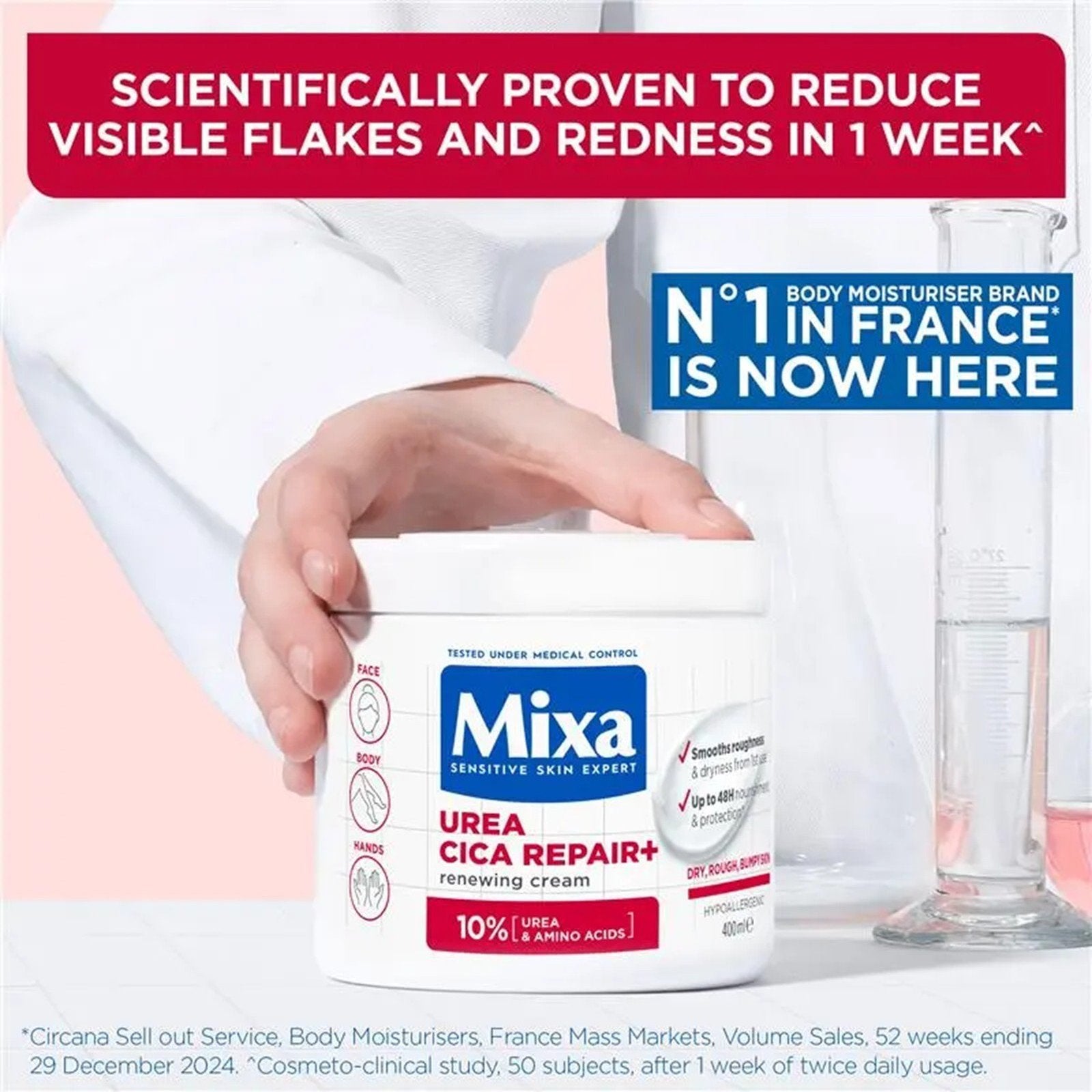 Mixa Urea Cica Repair+ Renewing Balm 400ml