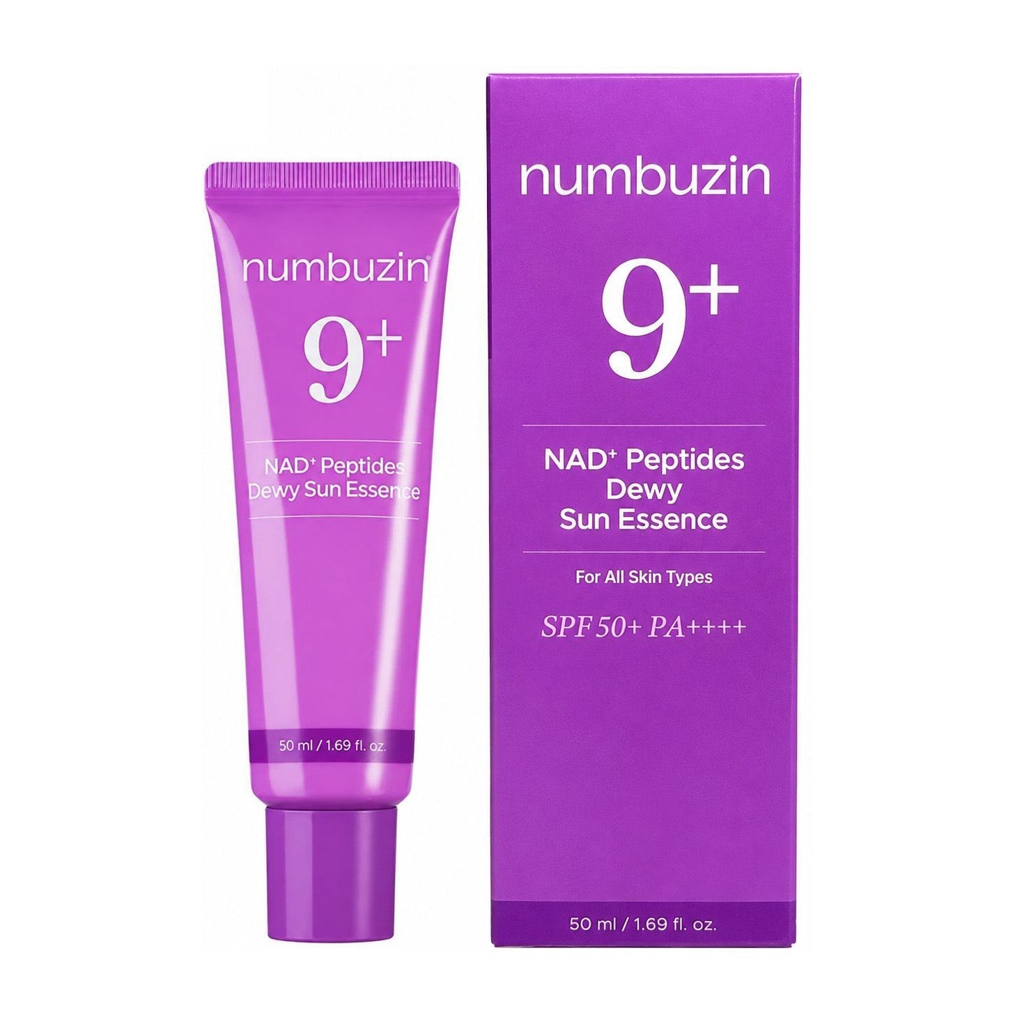 numbuzin No.9 NAD Peptides Dewy SPF 50+ Sun Essence 50ml - texture