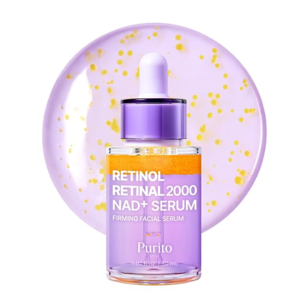 Purito Seoul Retinol Retinal 2000 NAD+ Serum 30ml dropper bottle